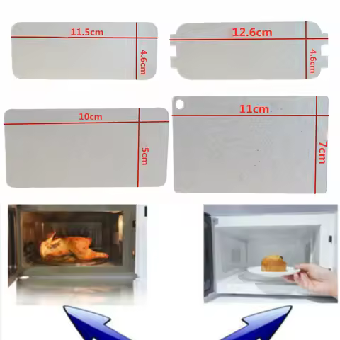 1x Microwave Oven Mica Plate Sheet For Microwave Wave Guide Cover Sheet Plates Replacement Part Insu