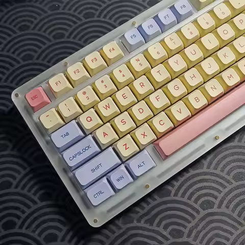 132 keys XDA Profile Marshmallow Korean Japanese Russian Thailand Keycaps PBT Key Caps For MX Switch