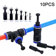 10PCS Pneumatic PP Pipe Plug Connector Quick Plug SPP Tracheal Plug Plug Air Hose Tube Pipe Fit Conn