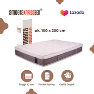 KASUR SPRING BED AMEERA COOLVIE PLUSH TOP 12' UKURAN 100X200