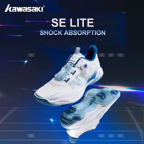Kawasaki SE lite Tenis Badminton Men Women's Shoes 36-45EUR Kawasaki Cushioning Technology Badminton