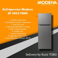 modena kulkas 2 pintu rf 3652 thds kulkas modena rf3652thds