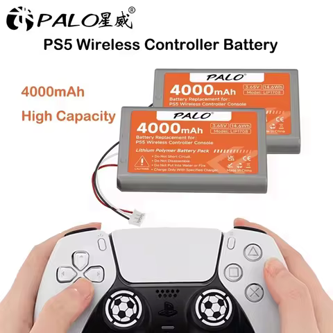 PALO PS5 Controller Battery ps5 Rechargeable batteries for Sony Playstation 5 LIP1708 DualSense Game