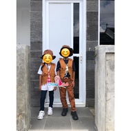 Toy Story Costume Cowboy Vest Set Kids Cowboy Hat / Kids Cowboy Horse Vest Boys Girls Cowboy Vest