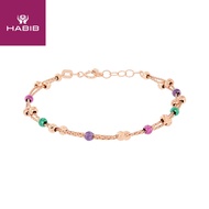 HABIB 585/14K Rose Gold Bracelet 714-BRMCAL2FTWPD3-MI