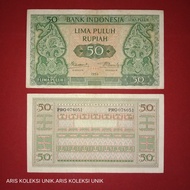 uang kuno Rp50 tahun 1952 seri budaya indonesia.