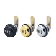 🇸🇬3 Digit Combination Number Lock for HDB Letterbox, Safe (Silver &amp; Black &amp; Gold)