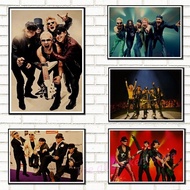 （New Product） ScorpionsRetro rock band music Guitar MattePaper Poster Wall Sticker Home Decora/6038