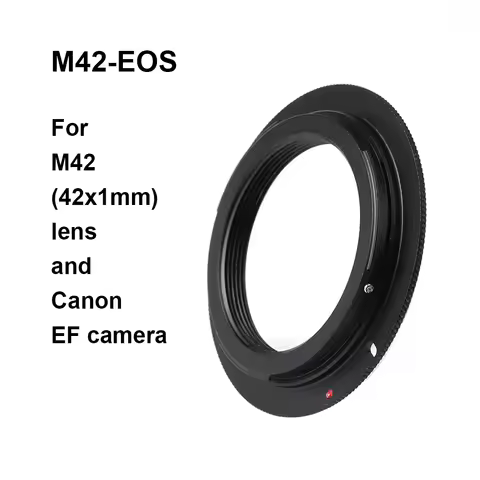 M42-EOS M42-EF For M42 (42x1mm) Lens for Canon EOS EF / EF-S Camera Mount Adapter Ring for Canon 5D 