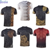 Men T-shirt Batik Design Jersey Material Baju T-shirt Lelaki Jersey Batik (Boziaa)
