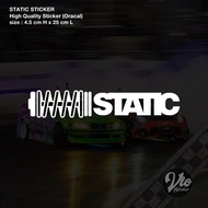 STATIC Sticker / Decal (High Quality Sticker)