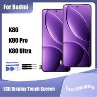 For Redmi K80 K80 Pro K80 Ultra LCD Display Touch Screen Digitizer Assembly Replacement