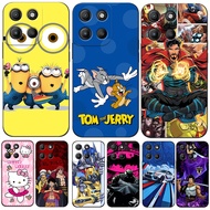 Case For Motorola MOTO G56 G86 G96 5G Case Soft Silicone phone Cover Funny Minions Cute Tom And Jerr