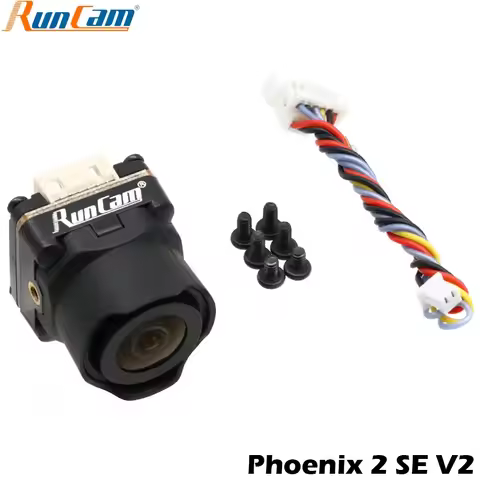 RunCam Phoenix 2 SE V2 Phoenix 2 Special Edition Camera DC 5-36V 2.1mm 8.9g 19*19*22mm Camera for RC