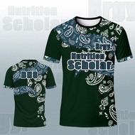 【Ready Stock】Full Sublimation BNS T-Shirt For Women Short Sleeve Casual Top 3D Printed Barangay Heal