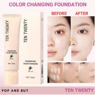 TEN TWENTY 2-in-1 Magic Color-Changing Sunscreen Foundation – Long-Lasting Whitening