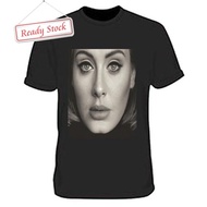 Adele Tshirt Unisex Casual T-SHIRT Material 100% Cotton Black T-SHIRT