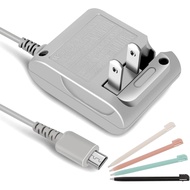 Kit Pengecas DS Lite Serasi dengan Nintendo DS Lite 100-240V Penyesuai Palam Dinding dengan 4 Pen St