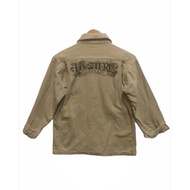 Vintage Hysteric Glamour HS button up Wool polo Jacket big logo