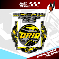 Stiker Tebok Murai Decal Sangkar Burung ORIQ Kandang Bulat Bisa Custom Desain diameter 60 50 55 57 c