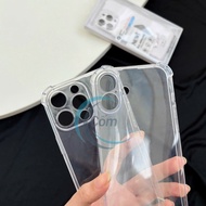 4-sided shockproof transparent case for Apple phones
