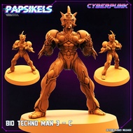 Bio Techno Man 3 [C]-Bio-Booster-Humanoid/32mm scale 3D printed miniature PSK