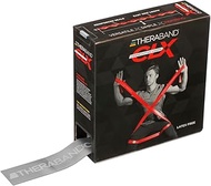 TheraBand CLX Resistance Band with Loops, Fitness Band for Home Exercise and Full Body Workouts, Por