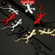 FS SMARTSIMPLE 1Pc 3D Metal Gecko Car Truck Sticker Lizard Gecko Sticker Badge Badge Sticker Accesso
