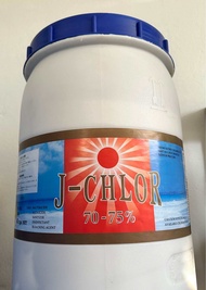 ร้านช่วยค่าส่ง สินค้าขายดี คลอรีน chlorine TCCA 70% ยี่ห้อ J-CHLOR PH- ขนาด 40 กิโลกรัม เกรดพรีเมี่ย