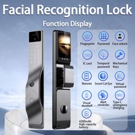 Intelligent Space Wifi 3D Face Recognition Smart Door Lock Fingerprint APP Remote Locks Electronic Anti-theft Home Lock