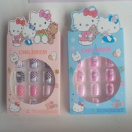 Cute children's patterned false nails fake nails press on nails