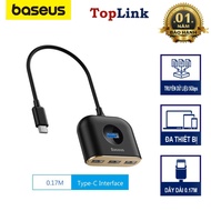 Baseus Square Round 4 in 1 USB/ Type C to 4 USB Port Splitter (Type C/ USB 3.0 to USB3.0*1+USB2.0*3 