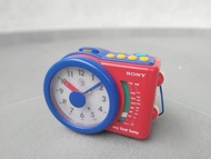 My First Sony icf-A6500 radio alarm clock 收音機 鬧鐘 vintage classic city pop