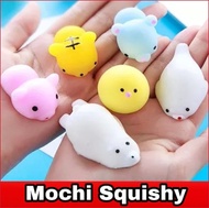 *New Squishy mochi  keychain kawaii cute animal cartoon anti stress toy