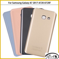 For Samsung Galaxy A7 2017 A720 A720F SM-A720F Battery Back Cover Rear Door 3D Glass Panel Housing C