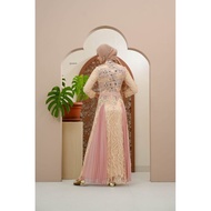 B21361 SOLEMIO LUXURY GAMIS CONTINUOUS BROKEN PARTY SILK COMBINATION