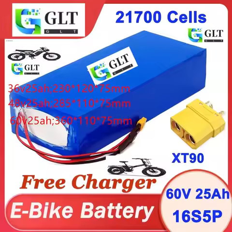 36V 48V 60V 72V 21700 Lithium Battery Pack For 42V 54.6V 67.2V batteries Charger