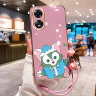 HP Phone Case For OPPO A58 5G A78 5G A58X 5G A1x 5G Case Fox Pattern Phone Case Silicone Softcase Pl