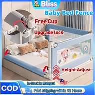 Baby BedFence Adjustable Height Anti Fall Lifting Guard Rail Guard Kid Penghadang Katil Safety Fence
