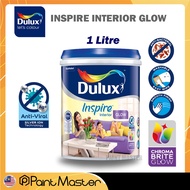 1L ICI DULUX Inspire Interior Glow Finish Paint Cat Dinding Dalam Rumah Bilik Ruang Tamu 室内水漆