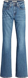 Levi's Women's 726 High Rise Flare Jeans, Blue Wave Mid, 24W x 30L