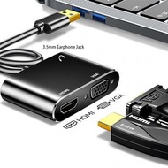USB 3.0 to HDMI &amp; VGA Hub USB 3.0 轉 HDMI + VGA + 3.5mm 轉換器