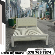 GIƯỜNG SẮT HỘP 4X8 1M 1M2 1M4 1M6 1M8x2M - MÀU TRẮNG - CAO CẤP - GIAO HÀNG LẮP RÁP NHANH TPHCM BÌNH 