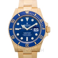 Submariner Automatic Blue Dial 18k Yellow Gold Men s Watch 126618LB-0002