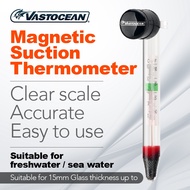 Vastocean Chubby Thermometer Magnetic Fish Tank Thermometer Water Thermometer High Precision Tank Di