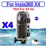 Invisible Dive Case For Insta360 X4 Camera 45m Waterproof Case Underwater Shell Protetive Cover One 