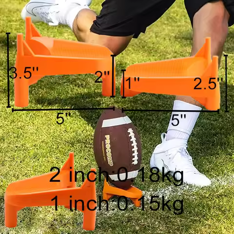Universal Kicking Tee Football Kicking Stand Football Tee Holder Orange Kickoff Holder