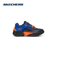 Skechers สเก็ตเชอร์ส รองเท้า เด็กผู้ชาย Skx Court Hype Shoes - 406069L-BLBK