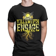 Killswitch Engage Band graphic Men's 100% Cotton Round-Neck Short-Sleeve T-Shirt