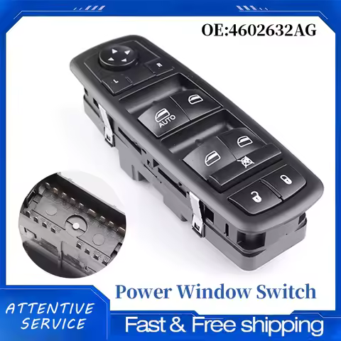 4602632AG Front Left Power Window Switch For Jeep Liberty Sport 08-12 GMC Sierra 1500 Denali 07-09 D